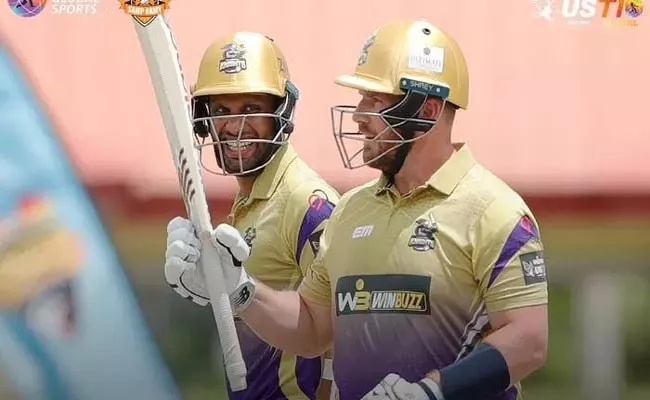US Masters T10 League 2023: Aaron Finch Scores Blasting 50 In Consecutive Matches - Sakshi