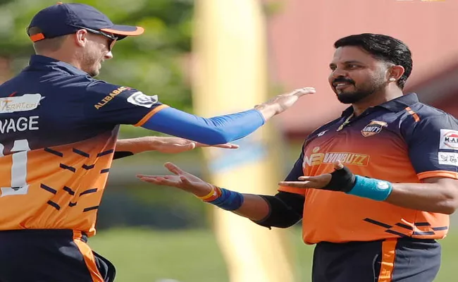 US Masters T10 League 2023: Sreesanth Takes 4 Wickets Vs Texas Super Chargers - Sakshi