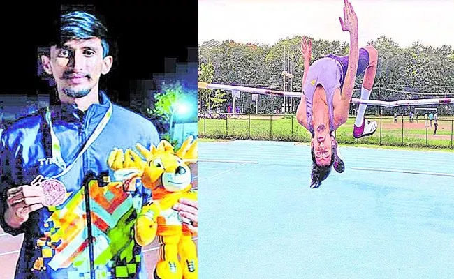 Guntur Shaik Mohiddin Won Medals In High Jump Khelo India Seeks Help - Sakshi
