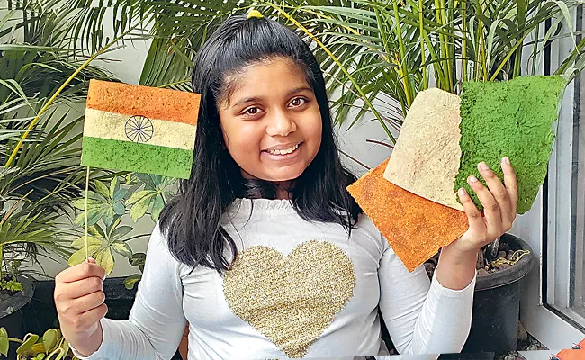 13 Year Old Manya Got International Young Eco Hero Award - Sakshi