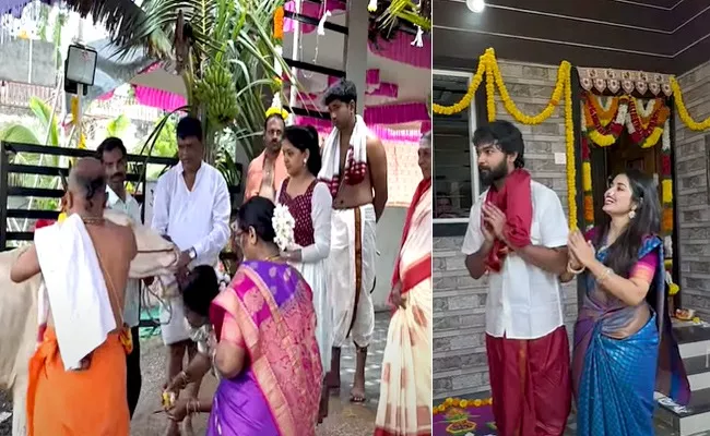 Telugu Serial Actress Priyanka Jain New Home Ceremony Goes Viral - Sakshi