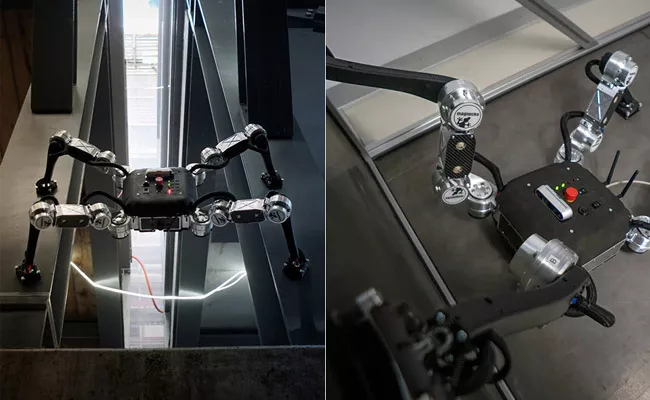 Magneto Robot Can Climb Walls and Ceilings Like Spider Man - Sakshi