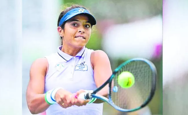 Ankita lost in the third qualifying match - Sakshi