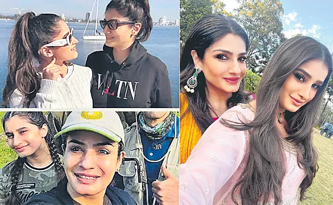 Rasha Thadani and Raveena Tandon share mother-daughter goals from their trip to Melbourne - Sakshi