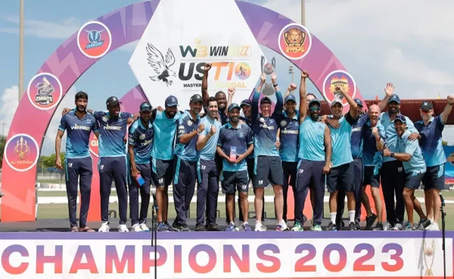 US Masters T10 League Final: Texas Chargers Beat New York Warriors In Super Over - Sakshi