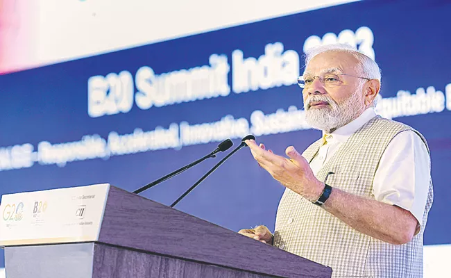 B20 Summit 2023: PM Narendra Modi Calls For Global Framework For Ethical Use Of AI - Sakshi