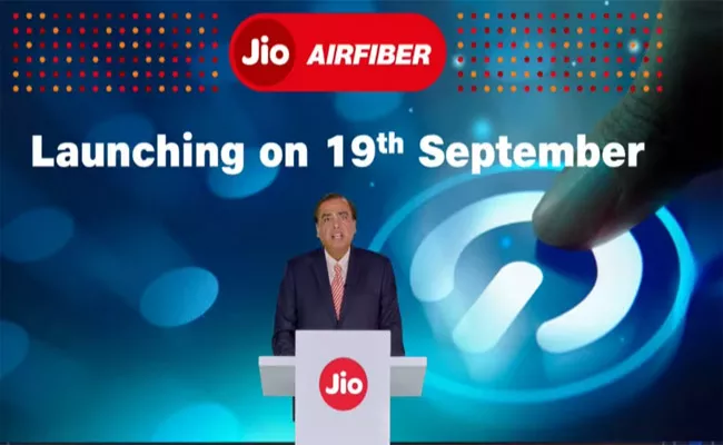 Jio Airfiber Will Be Launched On Ganesh Chaturthi Says Mukesh Ambani - Sakshi