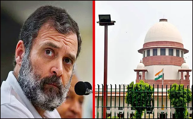 Rahul Gandhi Conviction Paused By Supreme Court In Defamation Case - Sakshi