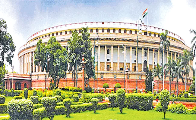 Parliament sessions 2023: Lok Sabha and Rajya Sabha were on Friday adjourned until Monday - Sakshi