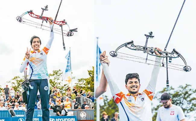 Two golds for India in World Archery Championship - Sakshi