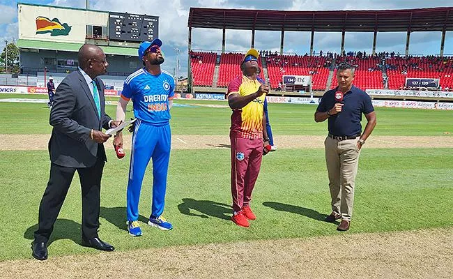 IND VS WI 3rd T20: West Indies Won The Toss And Choose To Bat - Sakshi