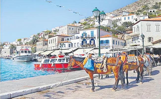 Hydra is the only island that depends on mules and donkeys entirely - Sakshi