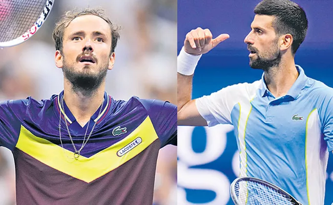 Novak Djokovic and Daniil Medvedev Set For US Open Final - Sakshi