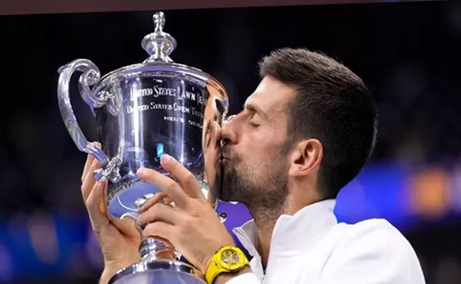 Novak Djokovic completes Daniil Medvedev revenge to clinch historic 24th Grand Slam - Sakshi