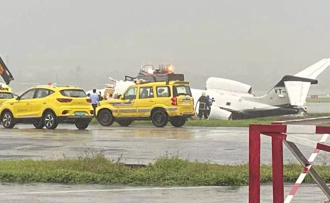 Mumbai Private Aircraft Accident News Updates - Sakshi