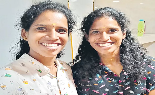 Asian Games 2023: Twin sisters Vithya and Nithya qualify for Asian Games - Sakshi