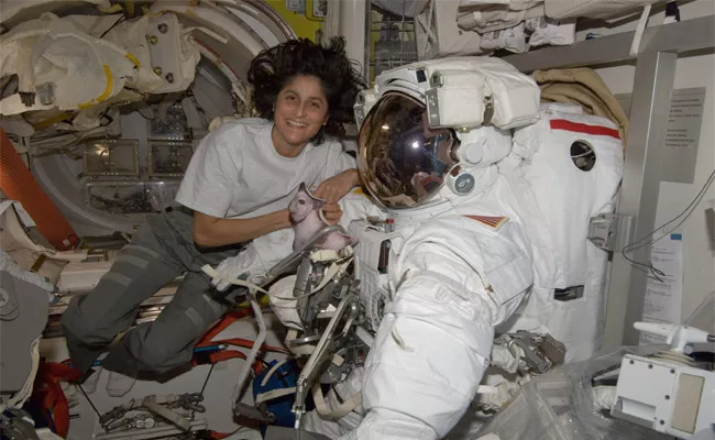 sunita williams space career international space station - Sakshi