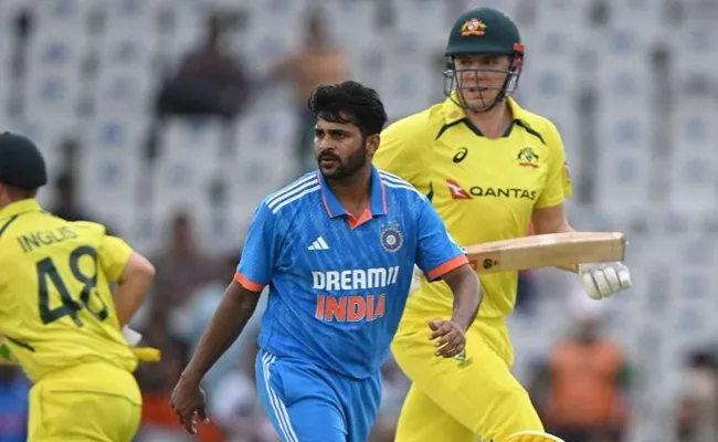 Netizens troll Shardul for being expensive in IND vs AUS 1st ODI - Sakshi