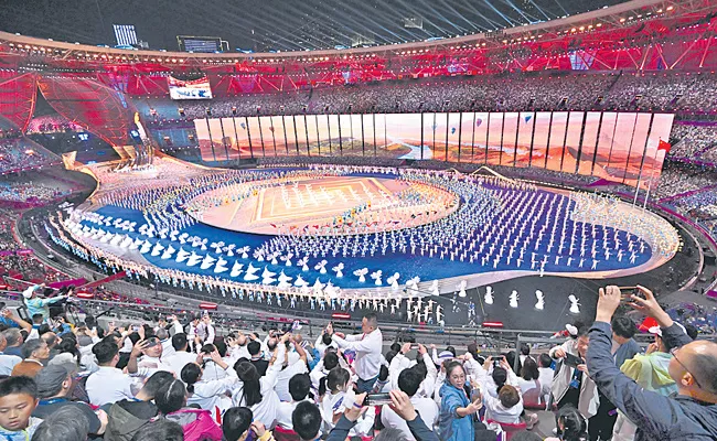Asian Games 2023 Opening Ceremony: Xi Jinping Declares The 19th Asian Games - Sakshi