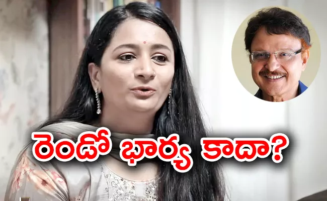 Sneha Nambiar Gives Clarity On Second Marriage with Sarath Babu - Sakshi
