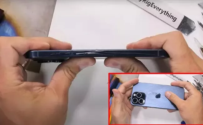 New iPhone 15 fails bend test as it breaks in user hands - Sakshi