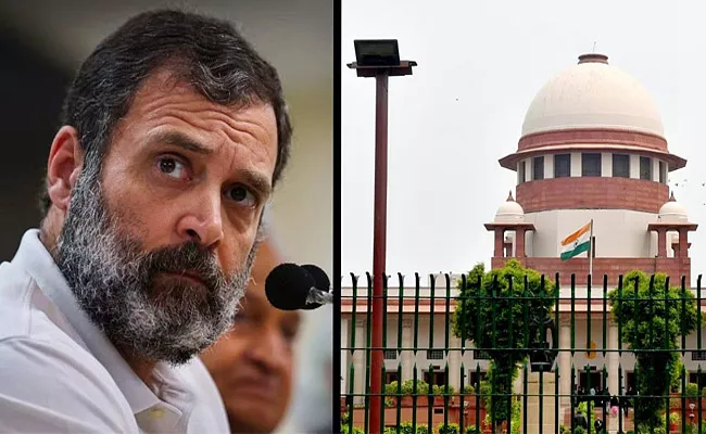 Plea In Supreme Court Challenges Rahul Gandhi Lok Sabha Membership Restoration - Sakshi