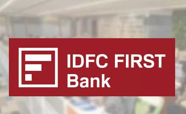IDFC First Bank with QR Code - Sakshi