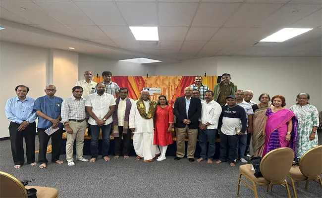 A Spiritual Gathering Of Telugu Literature In Virginia USA - Sakshi