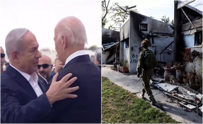 Israel Hamas war: Joe Biden lands in Israel Updates - Sakshi