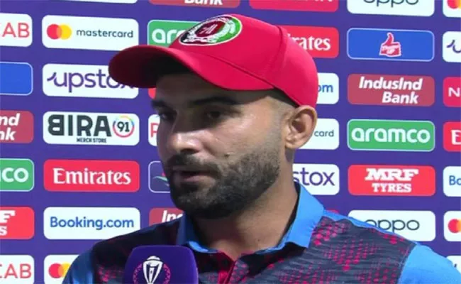CWC 2023: Afghanistan Captain Hashmatullah Shahidi Comments After Losing To Kiwis - Sakshi