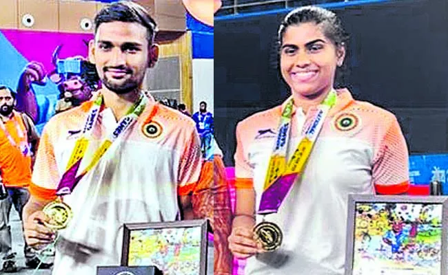 Gold for the Gauss and Pooja pair - Sakshi