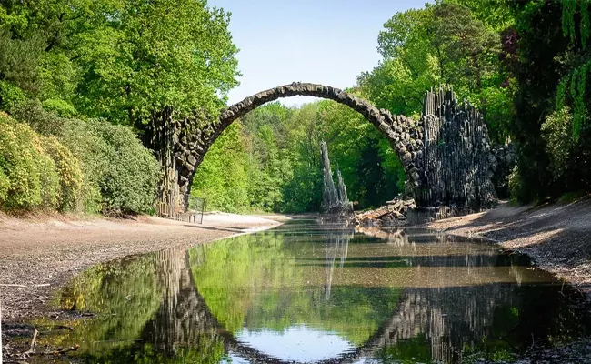Rakotz Devil Bridge Kromlau Germany  - Sakshi