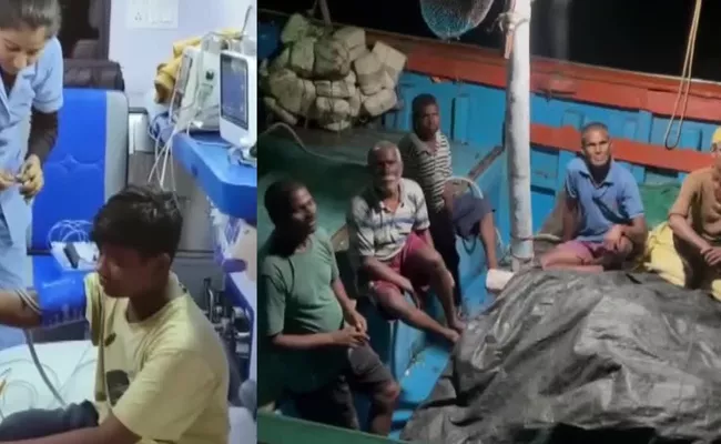 Gujarat Boy Saved By Fisherman After Long Battle In Sea - Sakshi