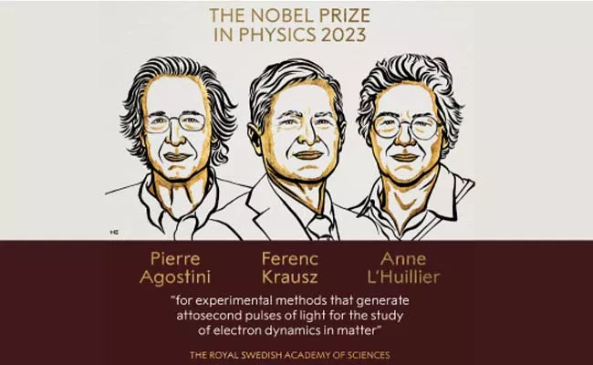 2023 Nobel Prize In Physics Declared To Three Scientists - Sakshi