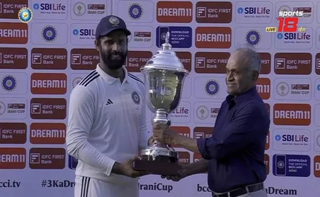 Irani Trophy 2023: Rest Of India Beat Saurashtra By 175 Runs - Sakshi
