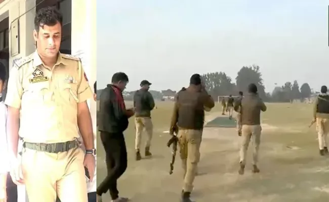 Jammu Kashmir cop playing cricket shot at by terrorist - Sakshi