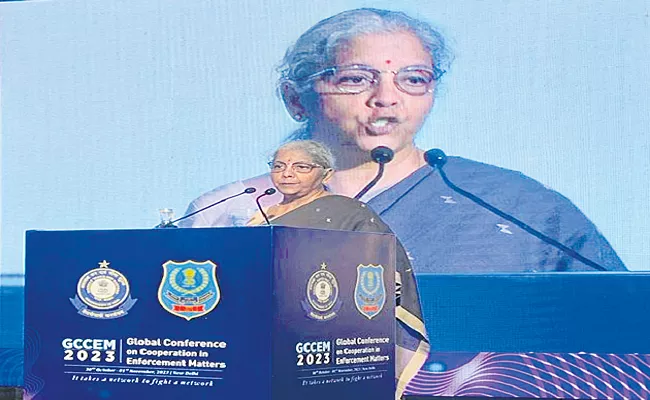 DRI SUMMIT: FM Nirmala Sitharaman seeks global help to nab smuggling masterminds - Sakshi