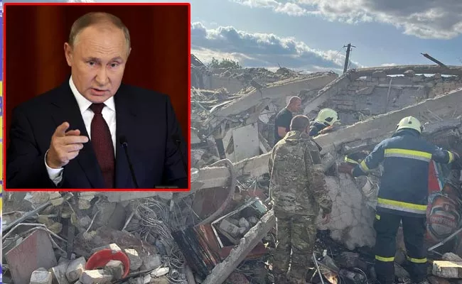Ukrainian Say 51 People Killed Russian Missile Hit Kharkiv - Sakshi