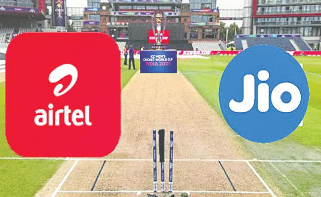 Jio, Airtel roll out special plans to woo cricket fans during ICC World Cup - Sakshi