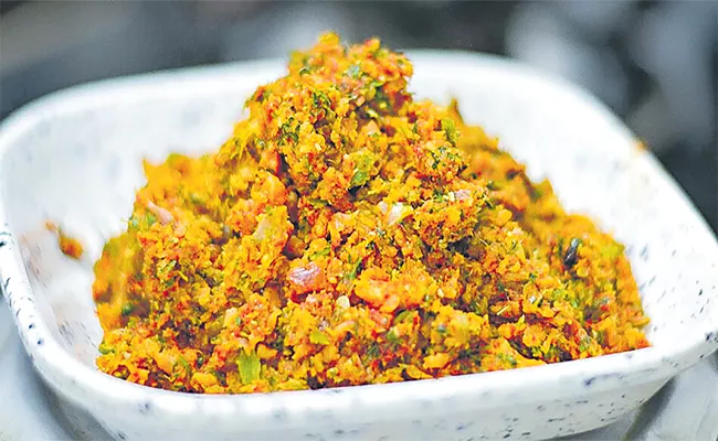 How To Make Dried Prawns Pickle  - Sakshi