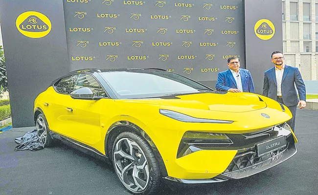 Lotus enters Indian market with Eletre SUV priced at Rs 2. 55 crore - Sakshi