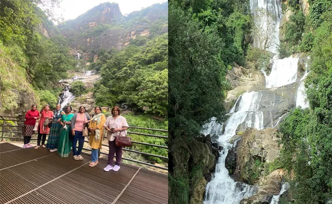 Ravana Falls And Ravana Cave In Ella Town In Sri Lanka - Sakshi