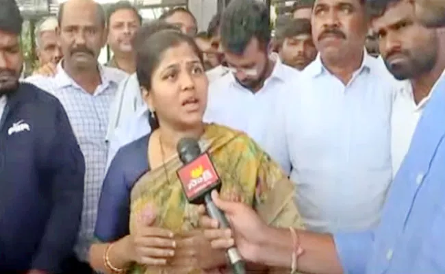 Mla guvvala balraj wife comments on attack incident on her husband - Sakshi