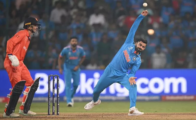 CWC 2023 IND VS NED: Virat Kohli Has Taken An ODI Wicket After 9 Years - Sakshi