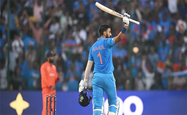 CWC 2023 IND VS NED: KL Rahul Smashes Fastest Hundred By An Indian In ODI WC History - Sakshi