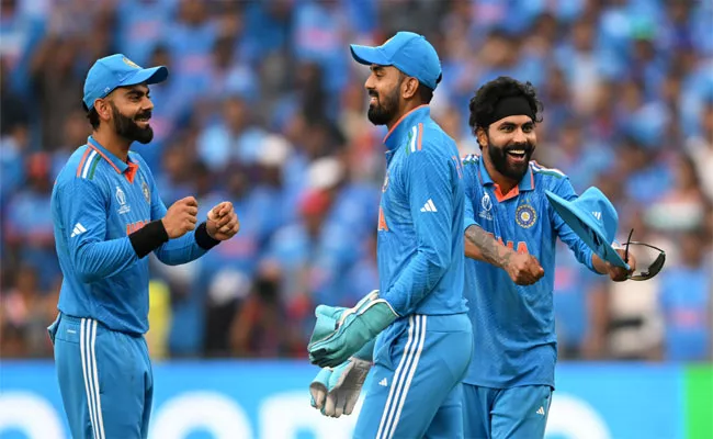 CWC 2023 Semi Final: Rahul And Jadeja Has Taken 7 Catches That Made India To Win Against New Zealand - Sakshi