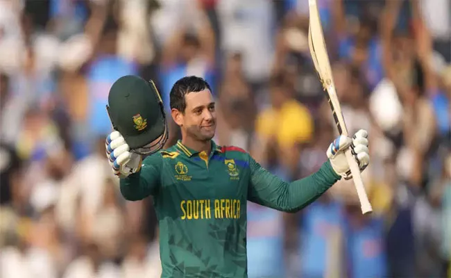 CWC 2023: Quinton De Kock Became The Only Wicketkeeper To Achieve A Double Of 500 Plus Runs And 20 Dismissals In A Single World Cup Edition - Sakshi