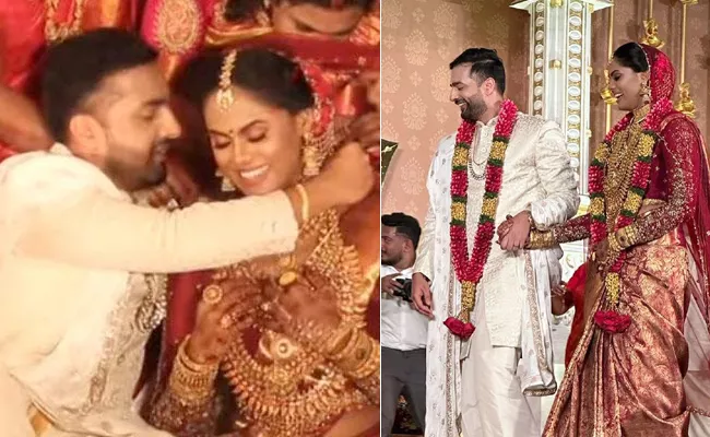 Heroine Karthika Get Married In Kerala, Wedding Pics Goes Viral - Sakshi
