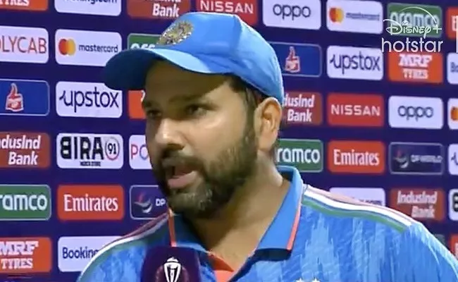WC 2023 Ind vs SL Rohit Sharma Happy Officially Qualified Now Lauds Team Effort - Sakshi