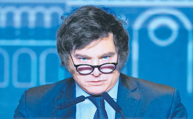 Right-wing libertarian Javier Milei has won Argentina presidential election - Sakshi